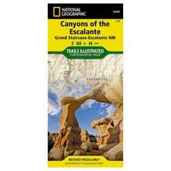 National Geographic 710 Canyons of the Escalante Map